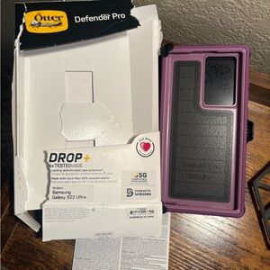 OtterBox Purple Samsung Galaxy S22 Ultra Phone Case